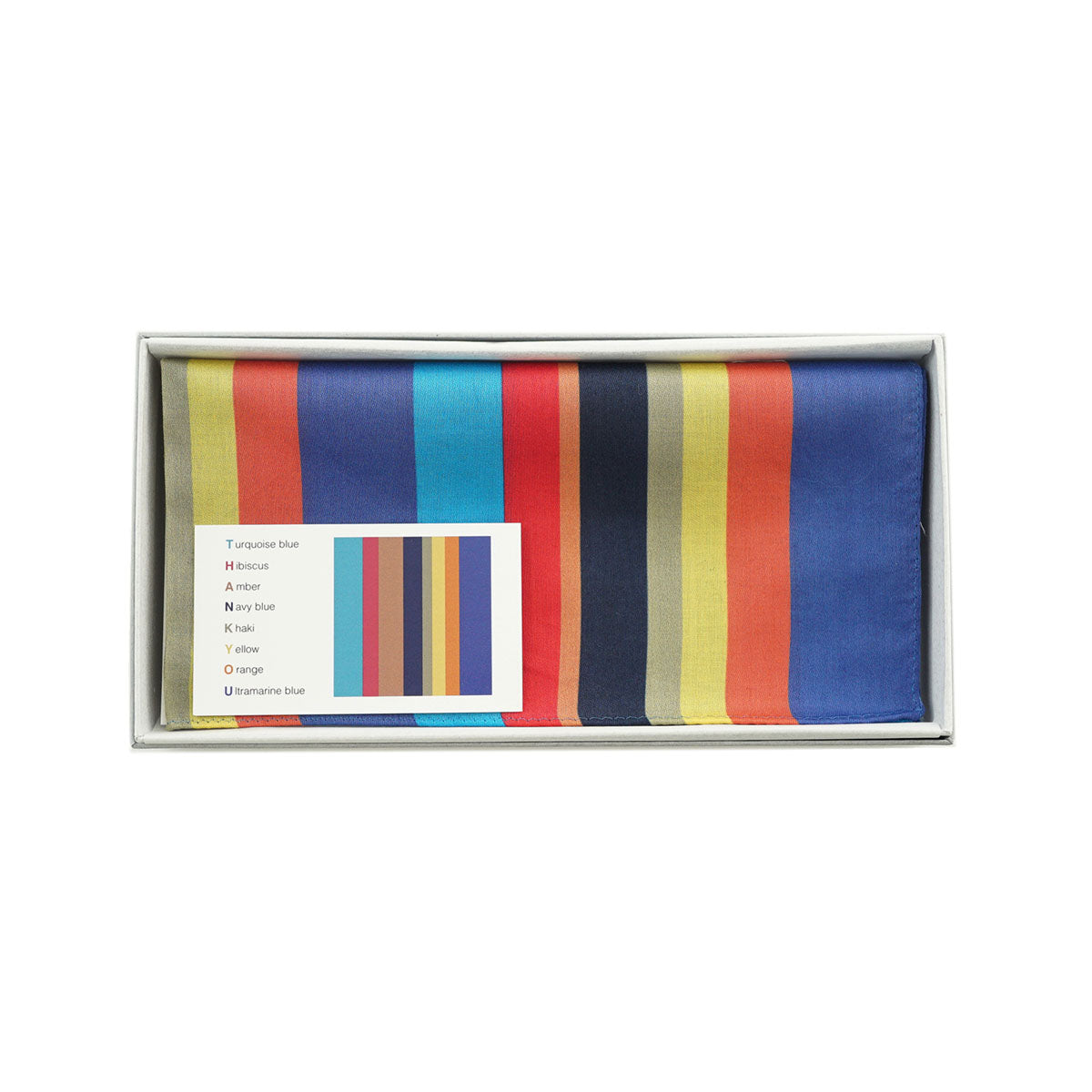 Thank you stripes handkerchief [Thank you series