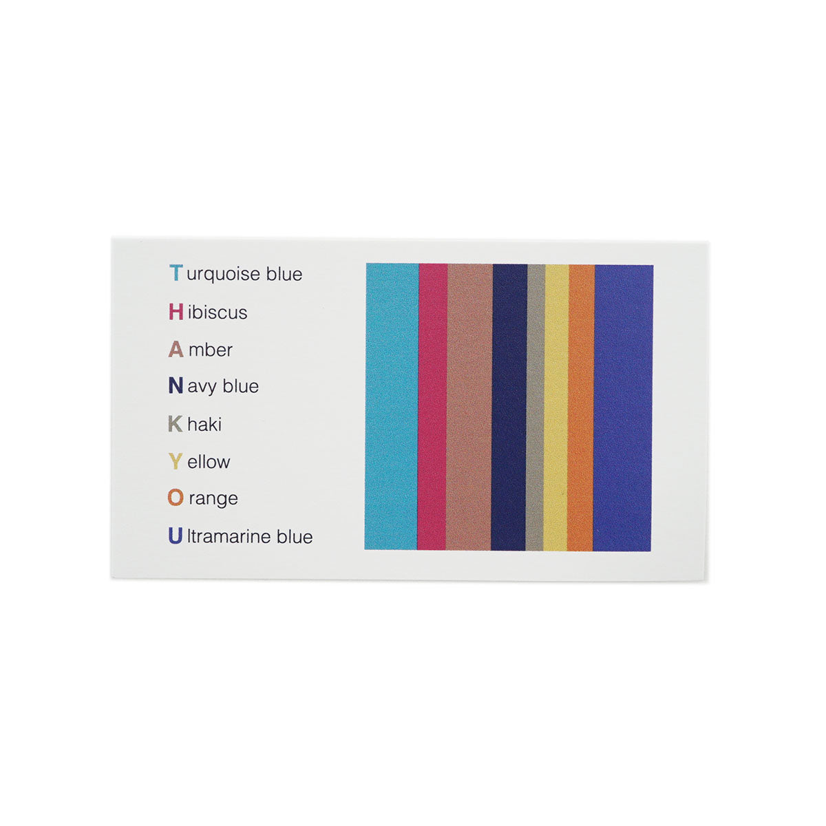 Thank you stripes handkerchief [Thank you series