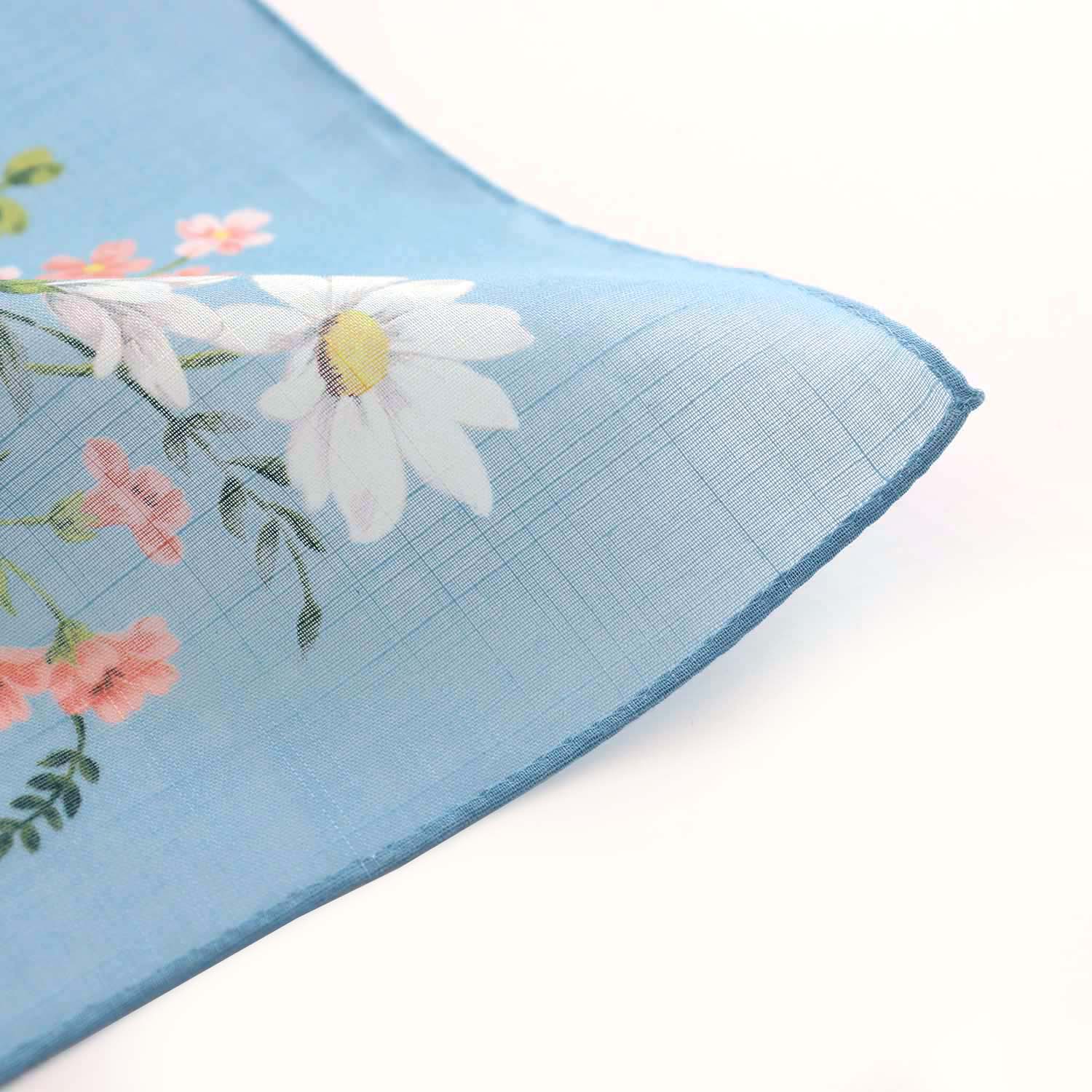 Antique Flower Large Handkerchief
