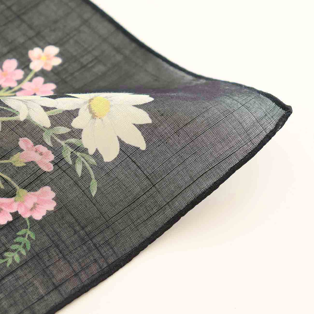 Antique Flower Large Handkerchief