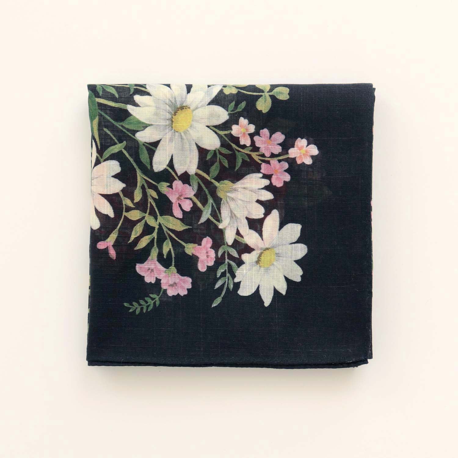 Antique Flower Large Handkerchief