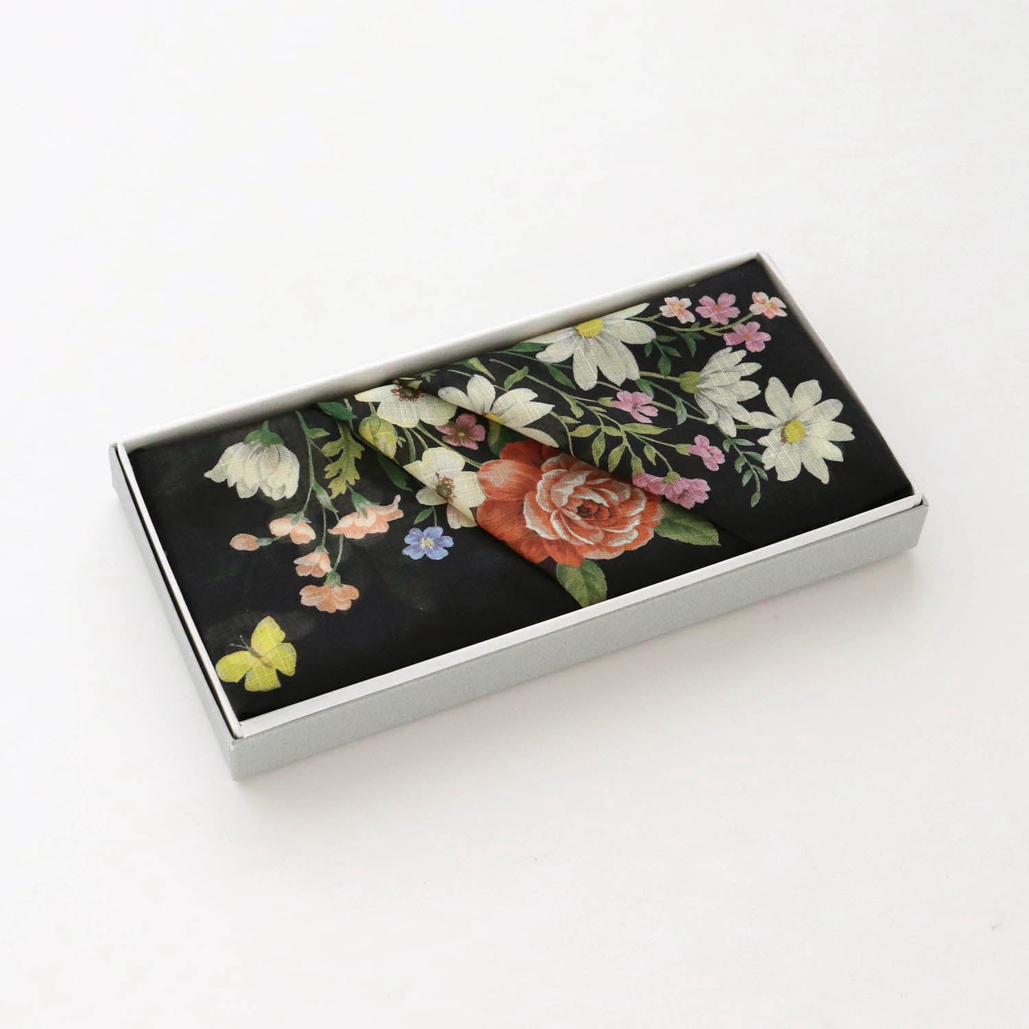 Antique Flower Large Handkerchief