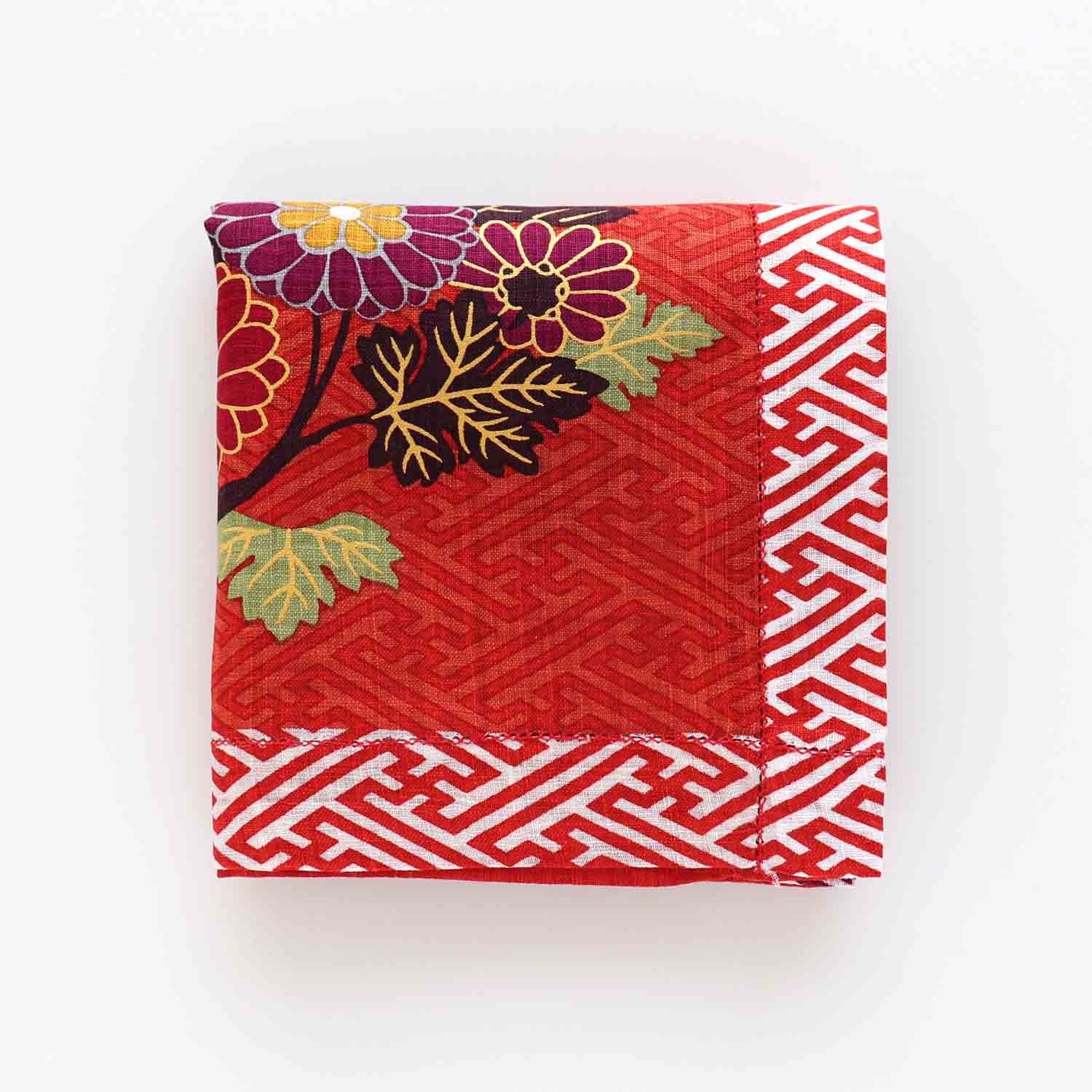 瓦照苑 -菊と瓢箪(ひょうたん)-