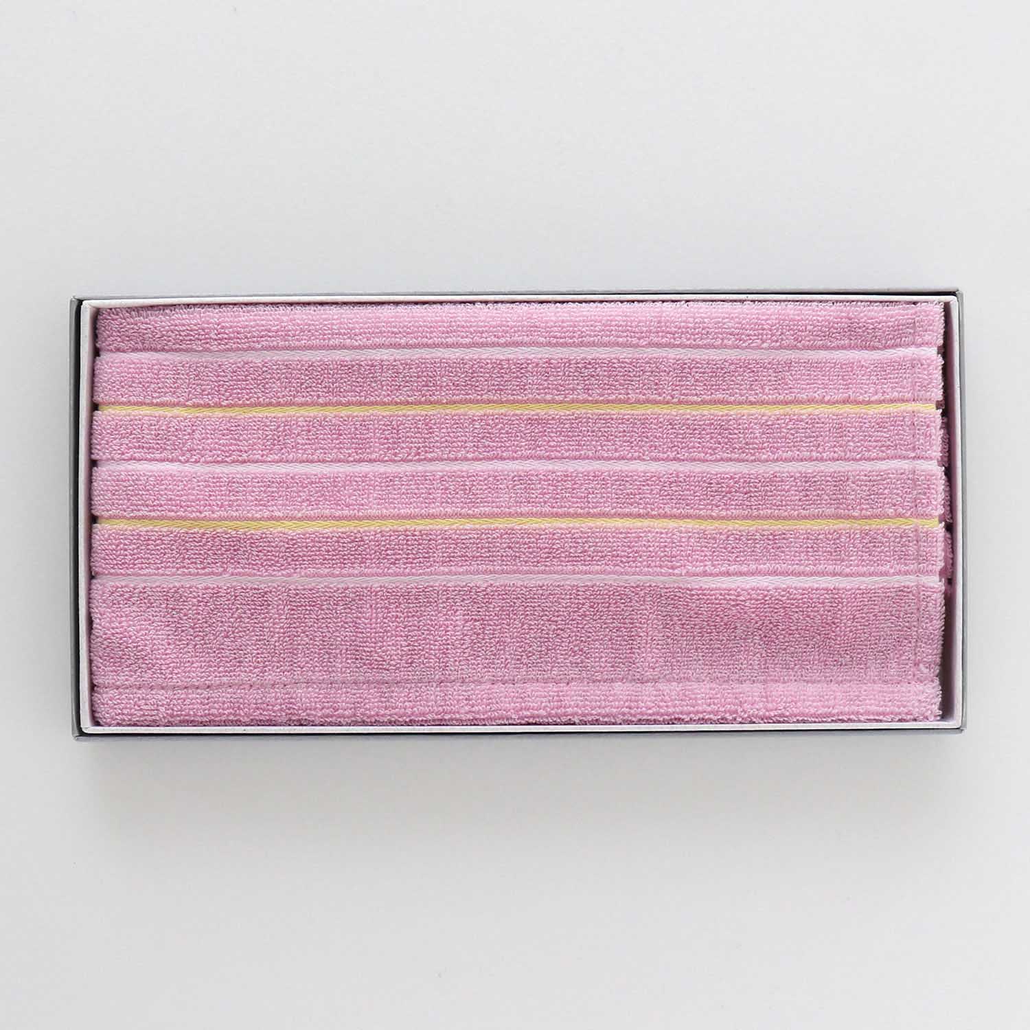 Duo Cotton Towel ボーダー タオルハンカチ 【オーガニック】