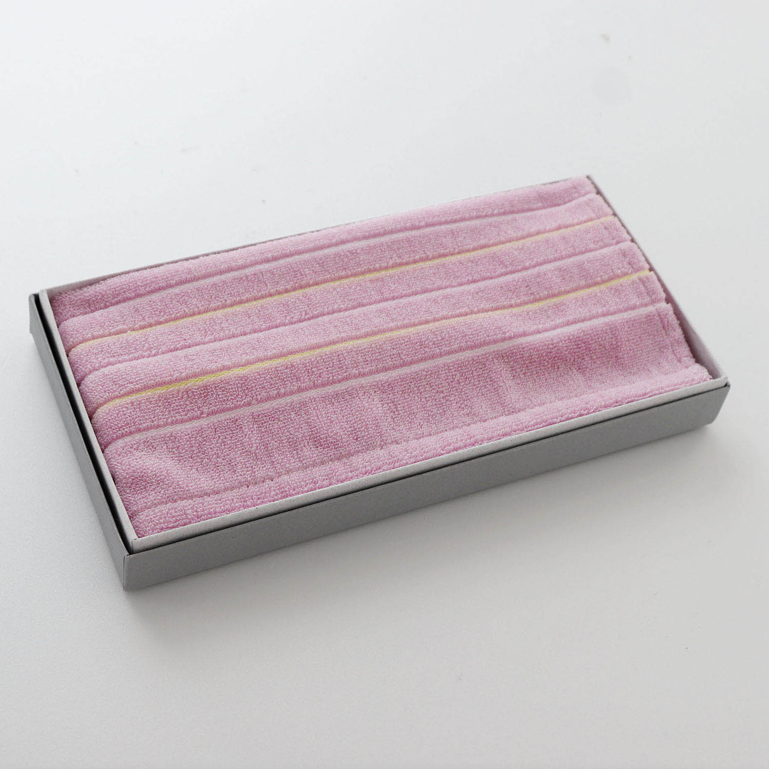 Duo Cotton Towel ボーダー タオルハンカチ 【オーガニック】