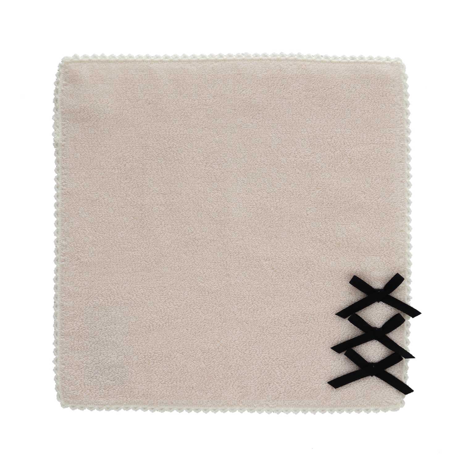 Organic Towel Handkerchief 3 ribbons