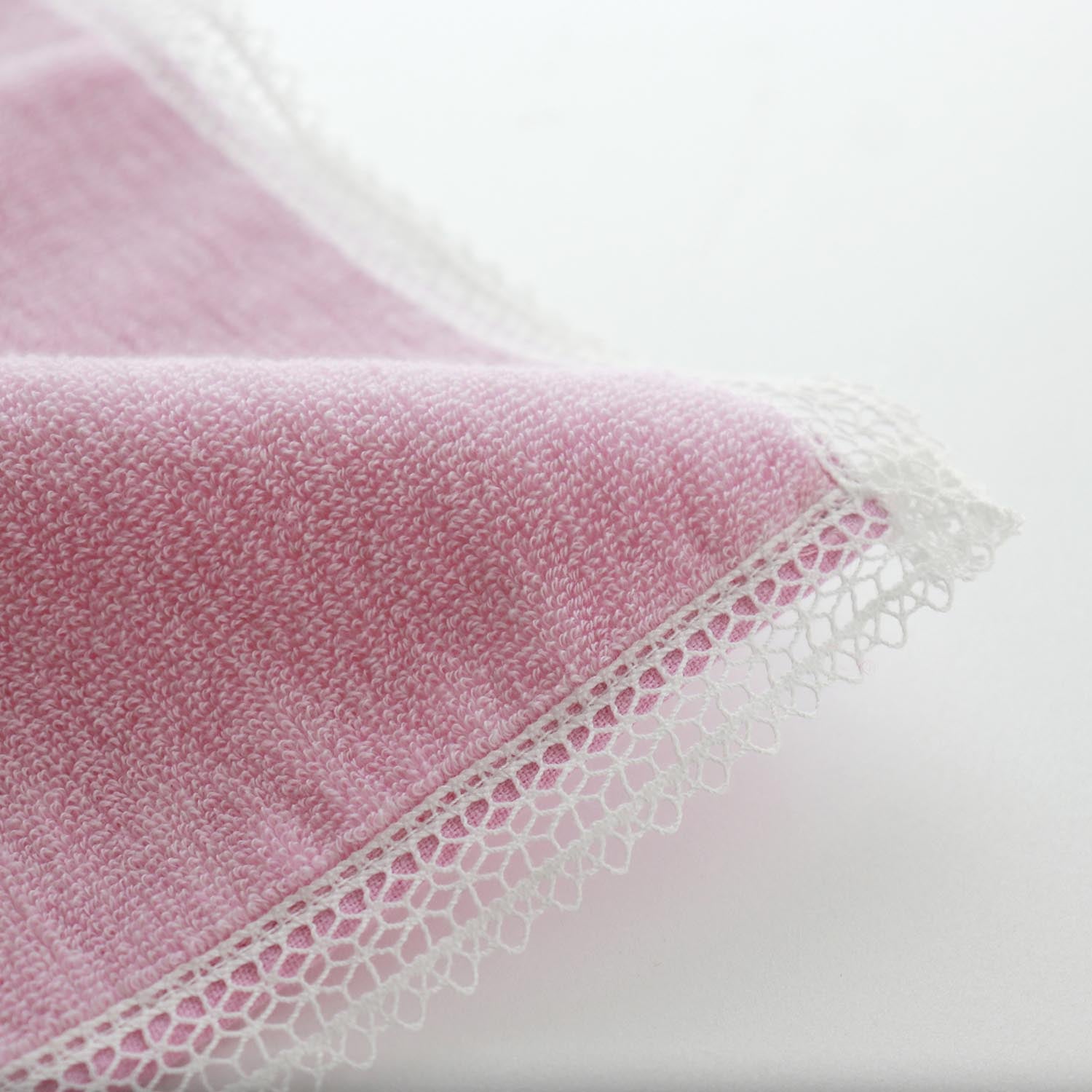 Duo Cotton Towel レース タオルハンカチ 【オーガニック】