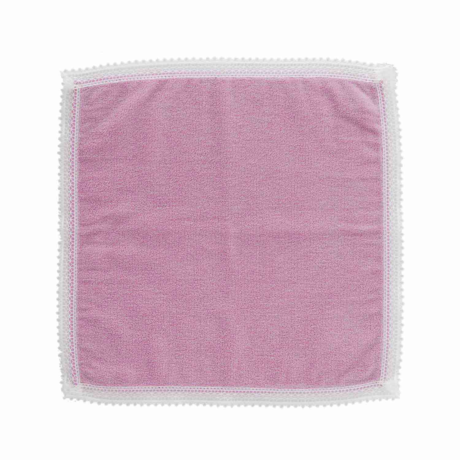 Duo Cotton Towel レース タオルハンカチ 【オーガニック】