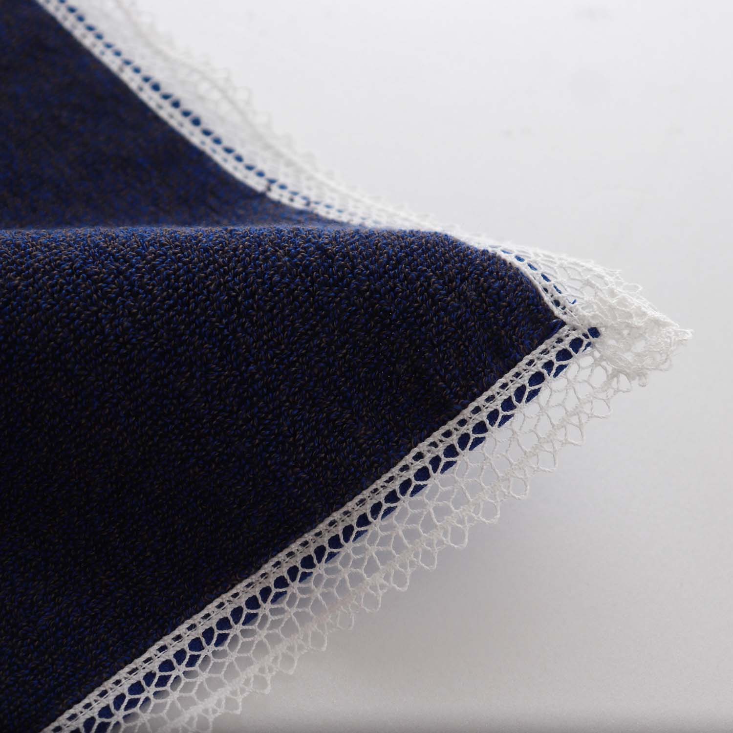 Duo Cotton Towel レース タオルハンカチ 【オーガニック】