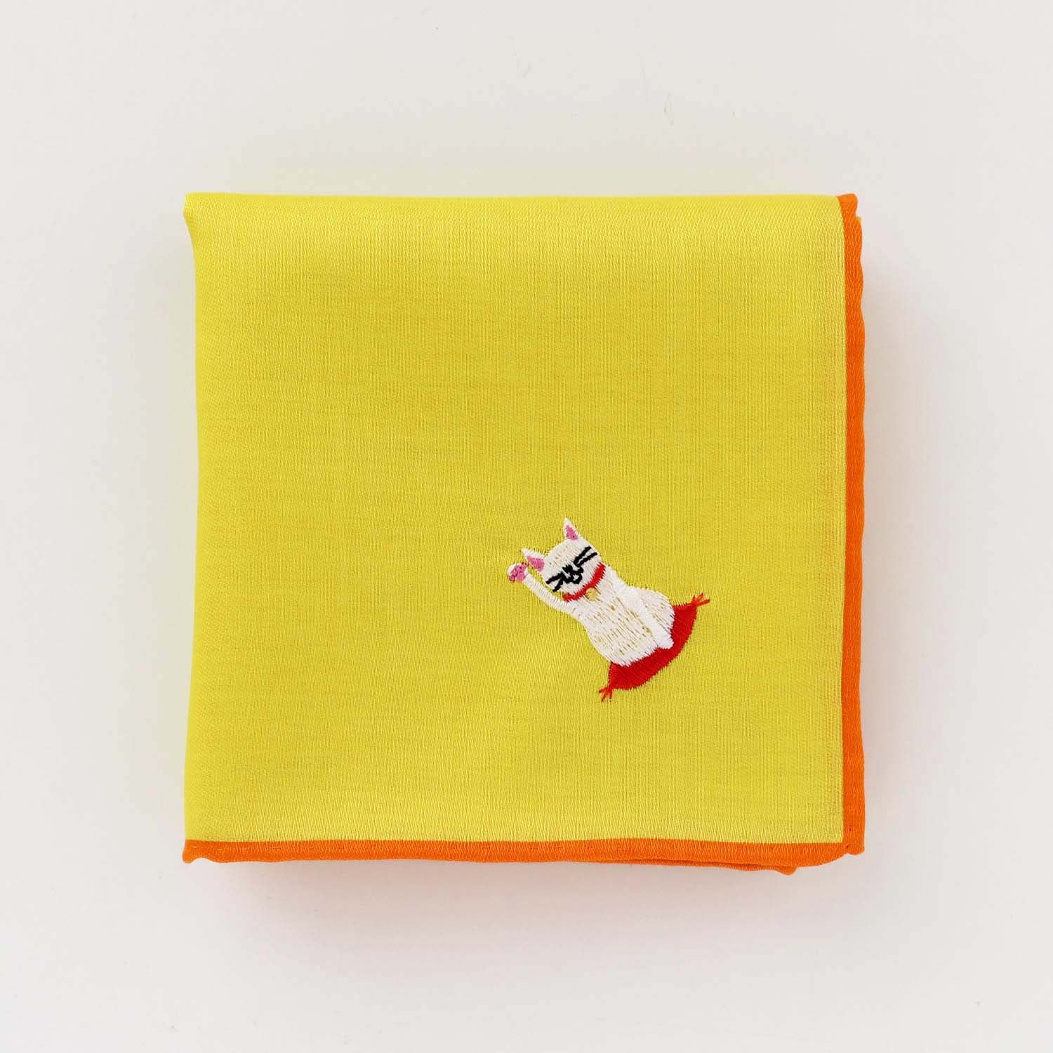 Handkerchief in cube box