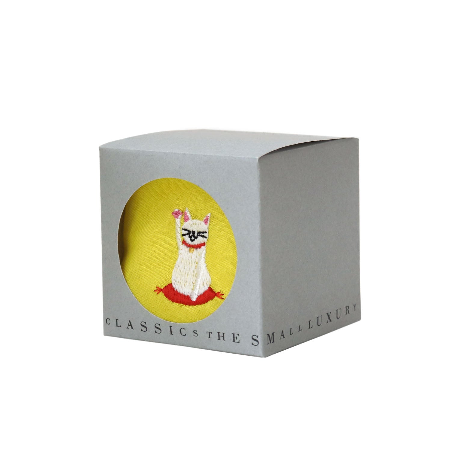 Handkerchief in cube box