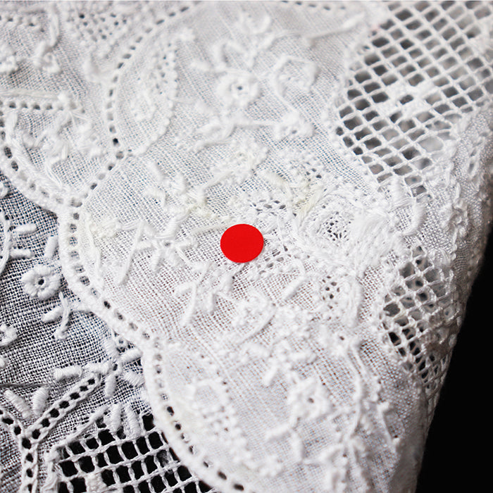 Hand Embroidered Shantou Handkerchief - 35-1577