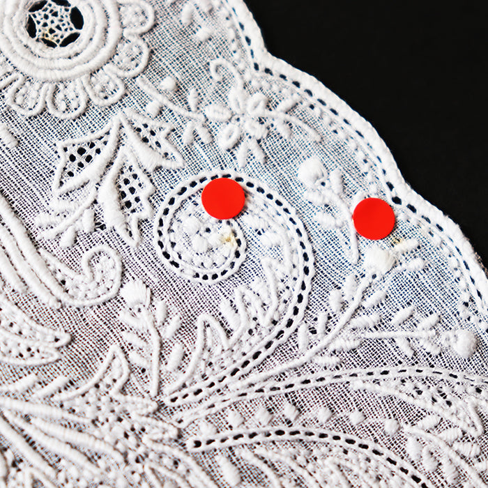 訳ありー 汕頭手刺繍 ハンカチーフ ー 22-5611