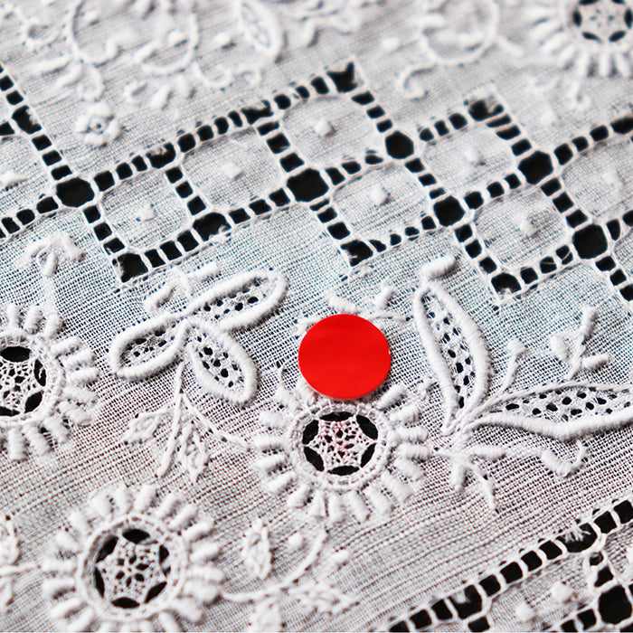 Hand Embroidered Shantou Handkerchief - 38-7201