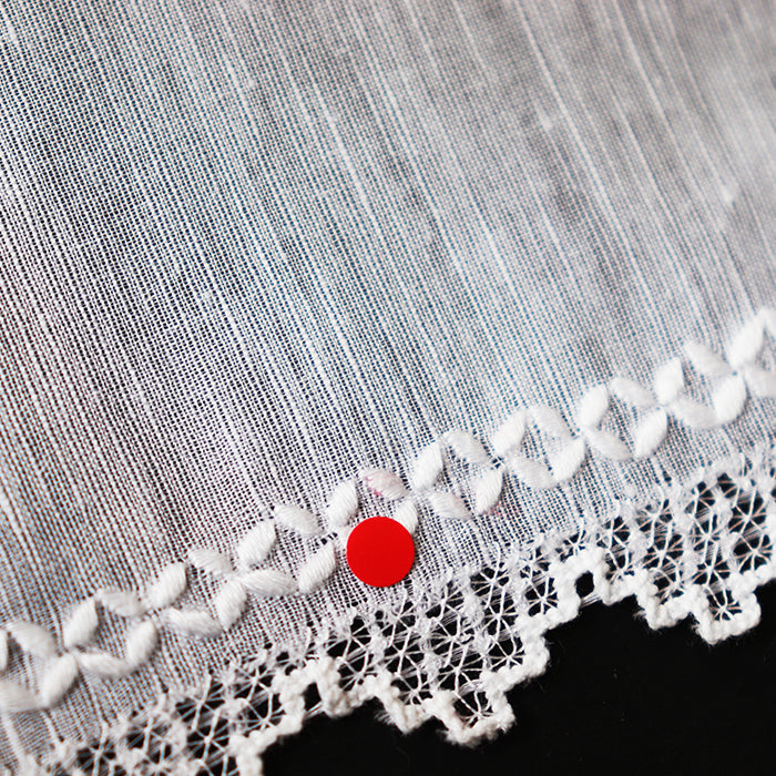 Hand Embroidered Shantou Handkerchief - 23-8102