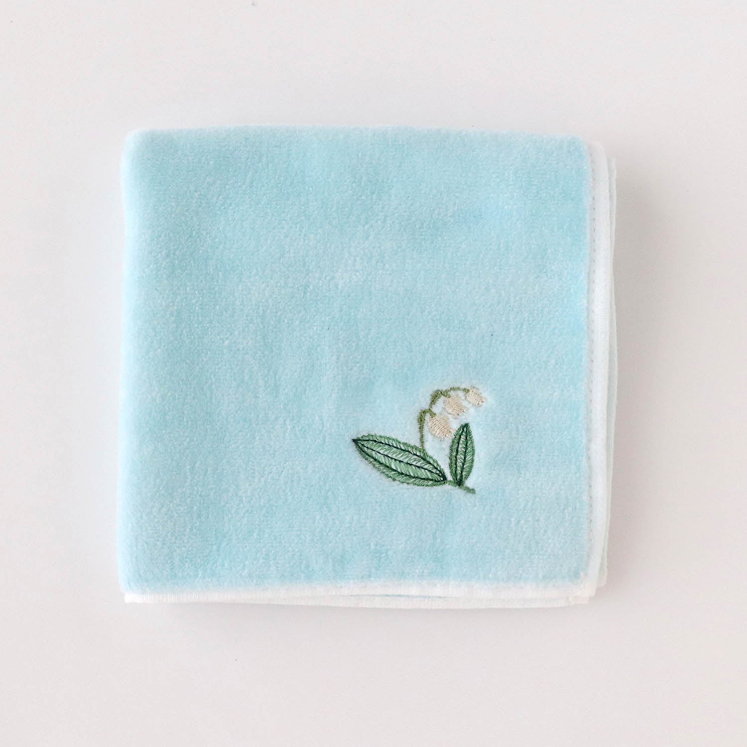すずらん刺繍 SICタオル ハンカチ