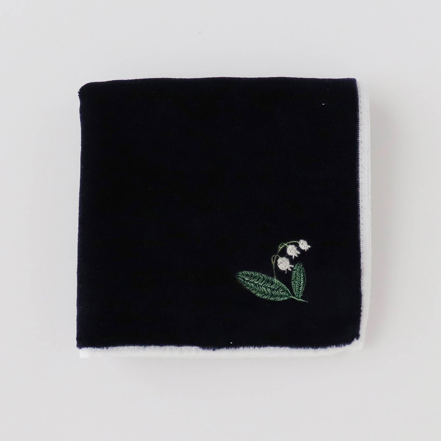 すずらん刺繍 SICタオル ハンカチ