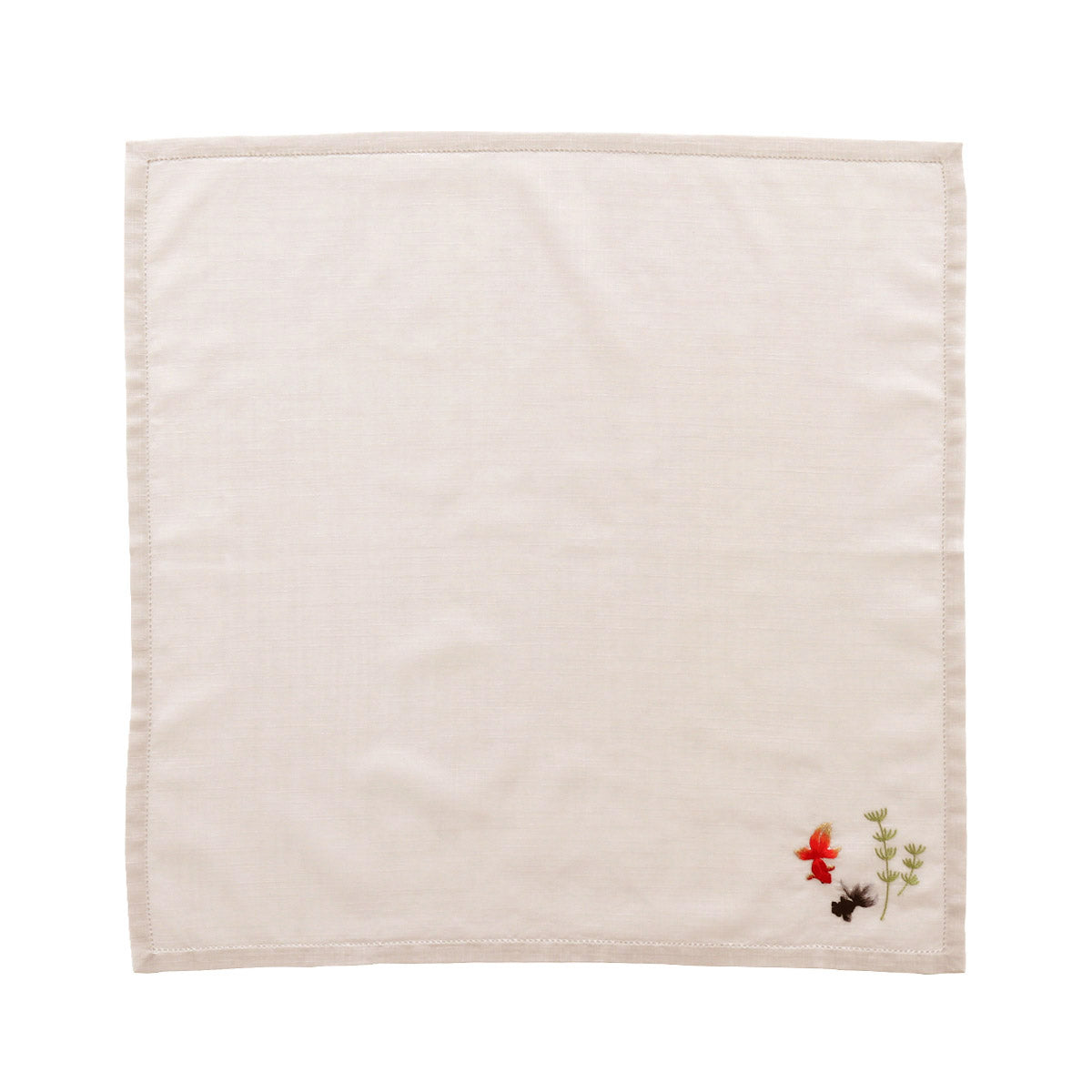 Vietnamese hand embroidery handkerchief goldfish