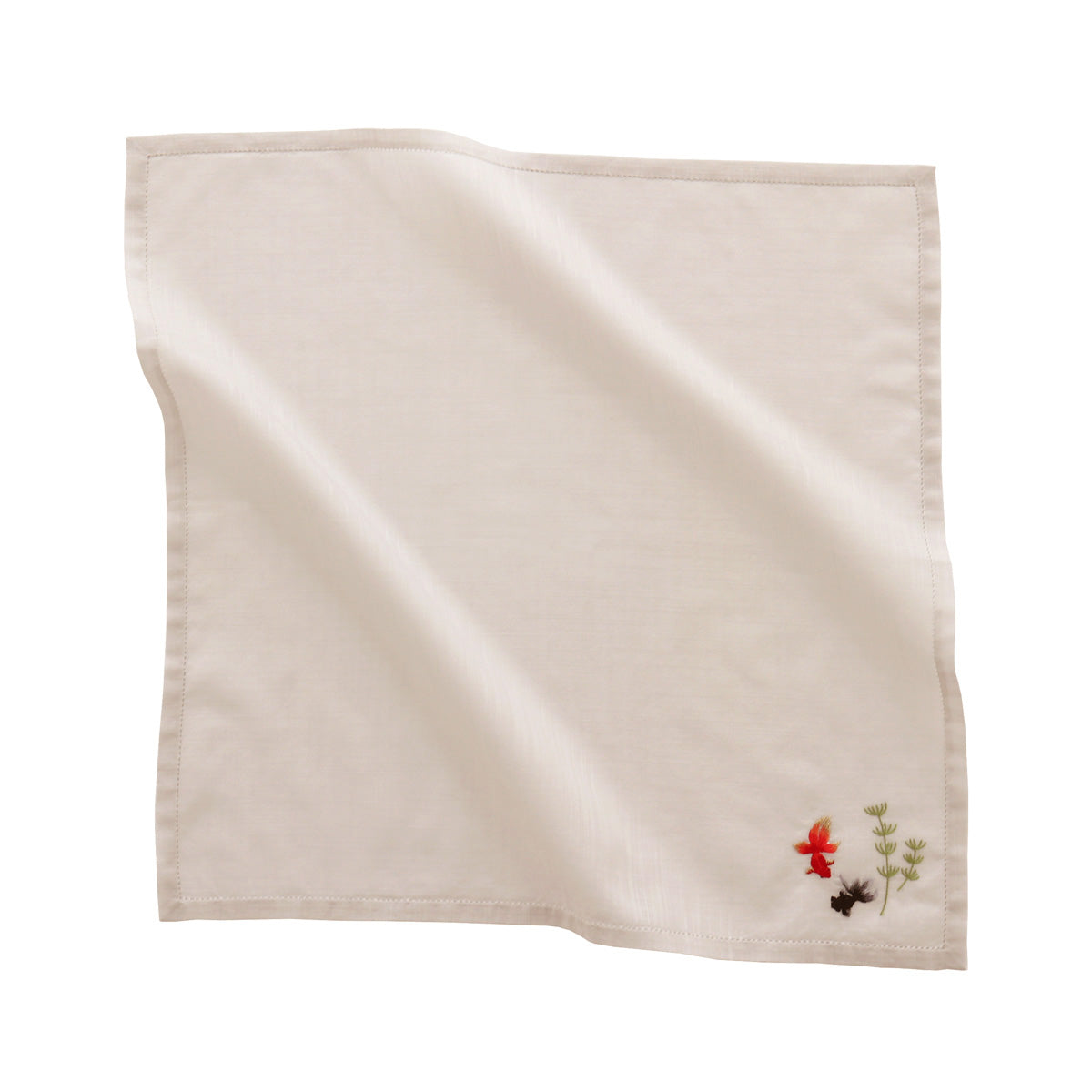 Vietnamese hand embroidery handkerchief goldfish