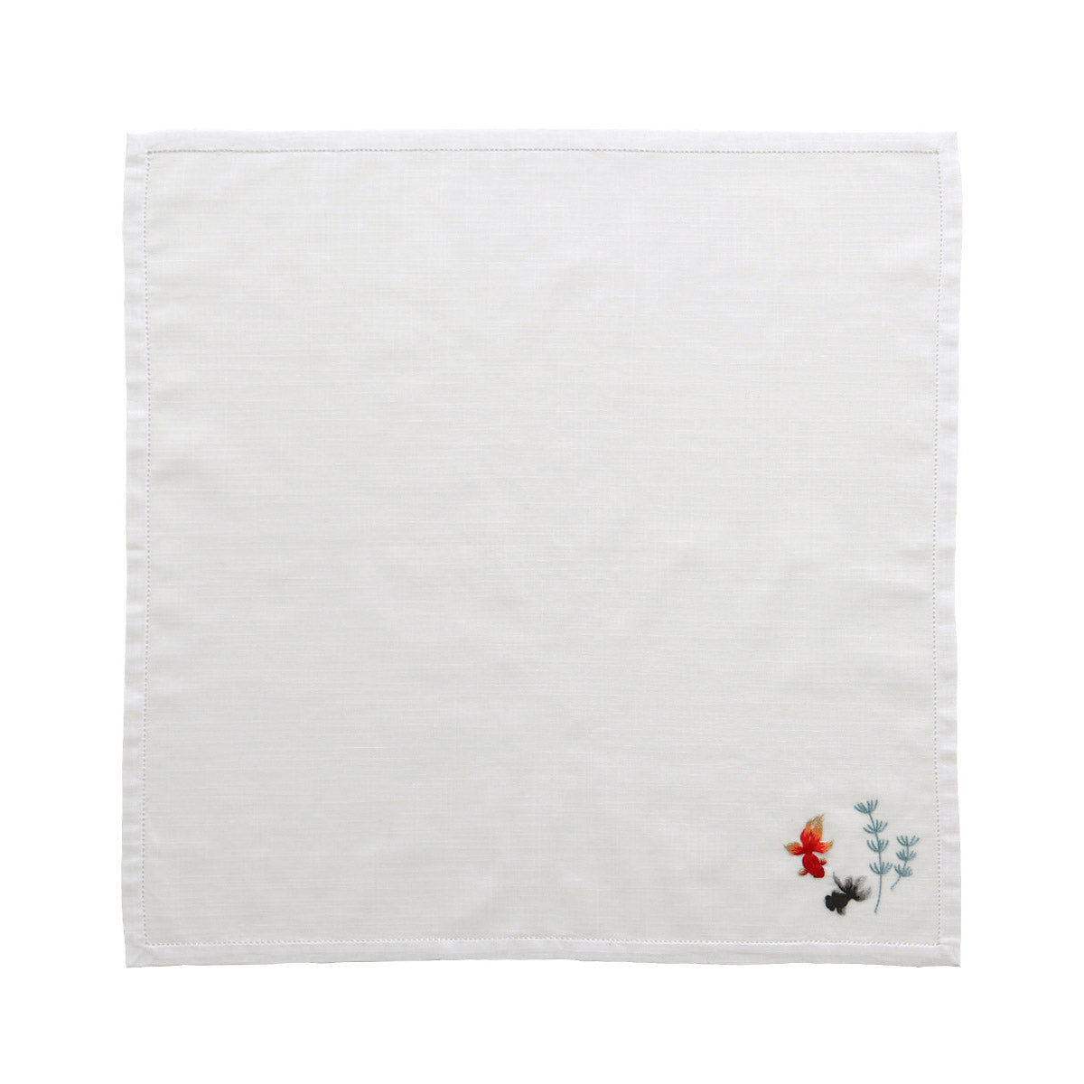 Vietnamese hand embroidery handkerchief goldfish