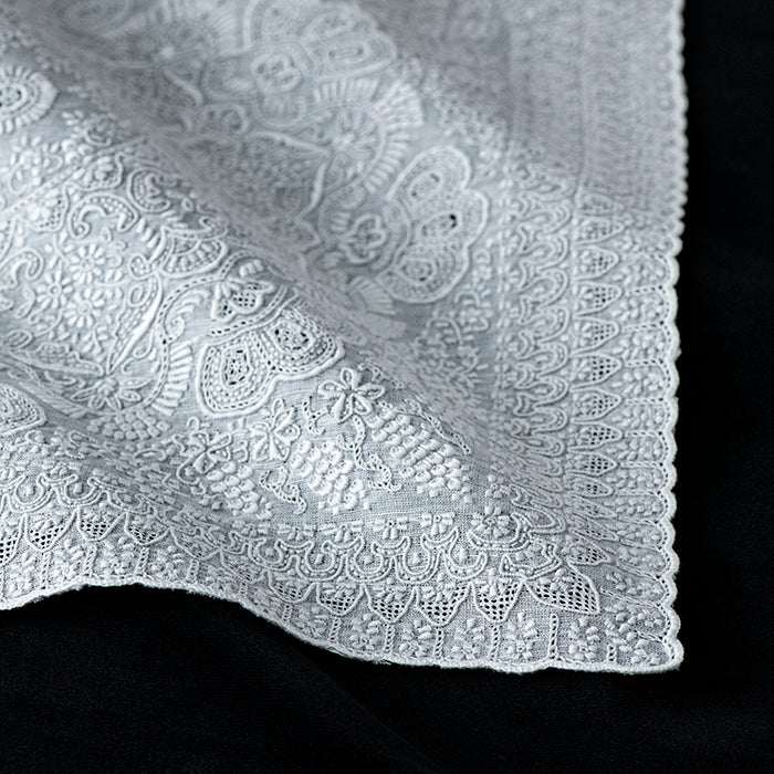 Hand Embroidered Shantou Handkerchief - SWATOW [Heritage 1593