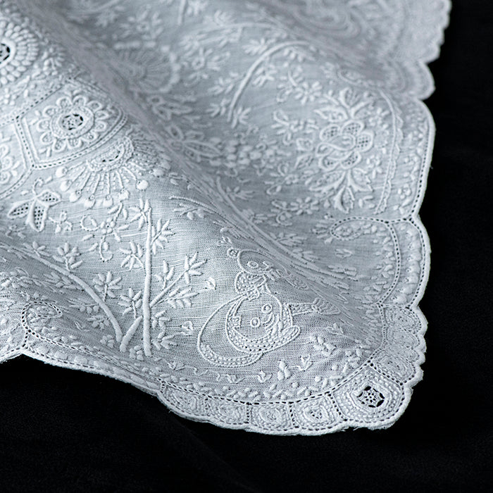 Hand Embroidered Shantou Handkerchief - SWATOW [Heritage 7507