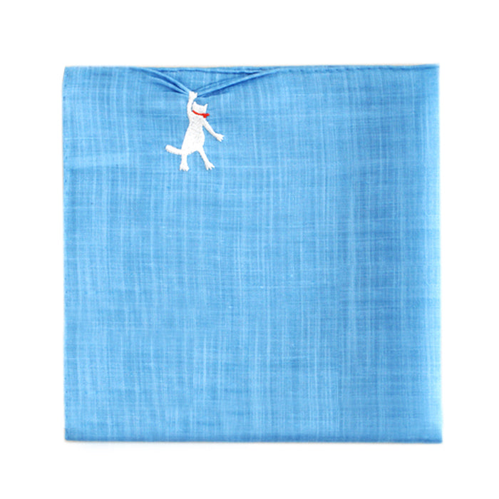 HIKKOMI Handkerchief, cat, vivid color [HIKKOMIseries】
