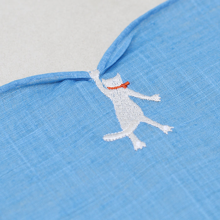HIKKOMI Handkerchief, cat, vivid color [HIKKOMIseries】