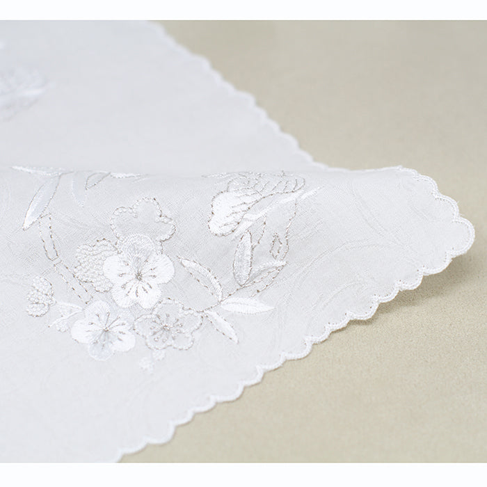 Vietnamese hand embroidery, pine, bamboo and plum