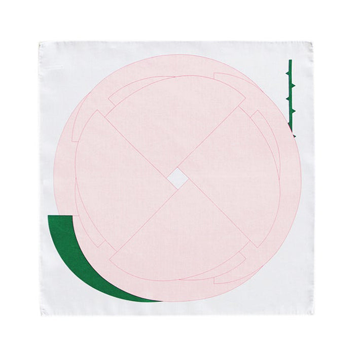 Initial embroidery can be selected! Rose law A (gray)