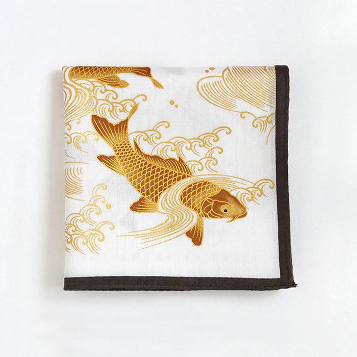 瓦照苑 -鯉-(ホワイト)41×41