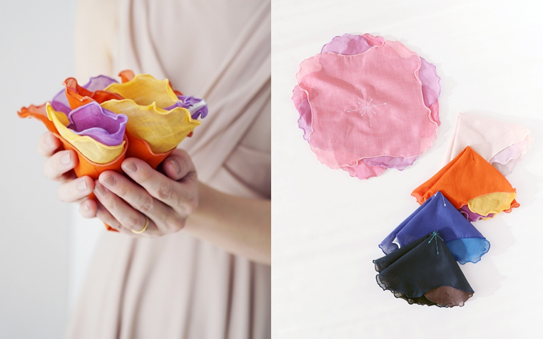 12月10日（水）より、立体的なフォルムが生み出す新しいハンカチのスタイル「frillia(フリリア)」シリーズを発売