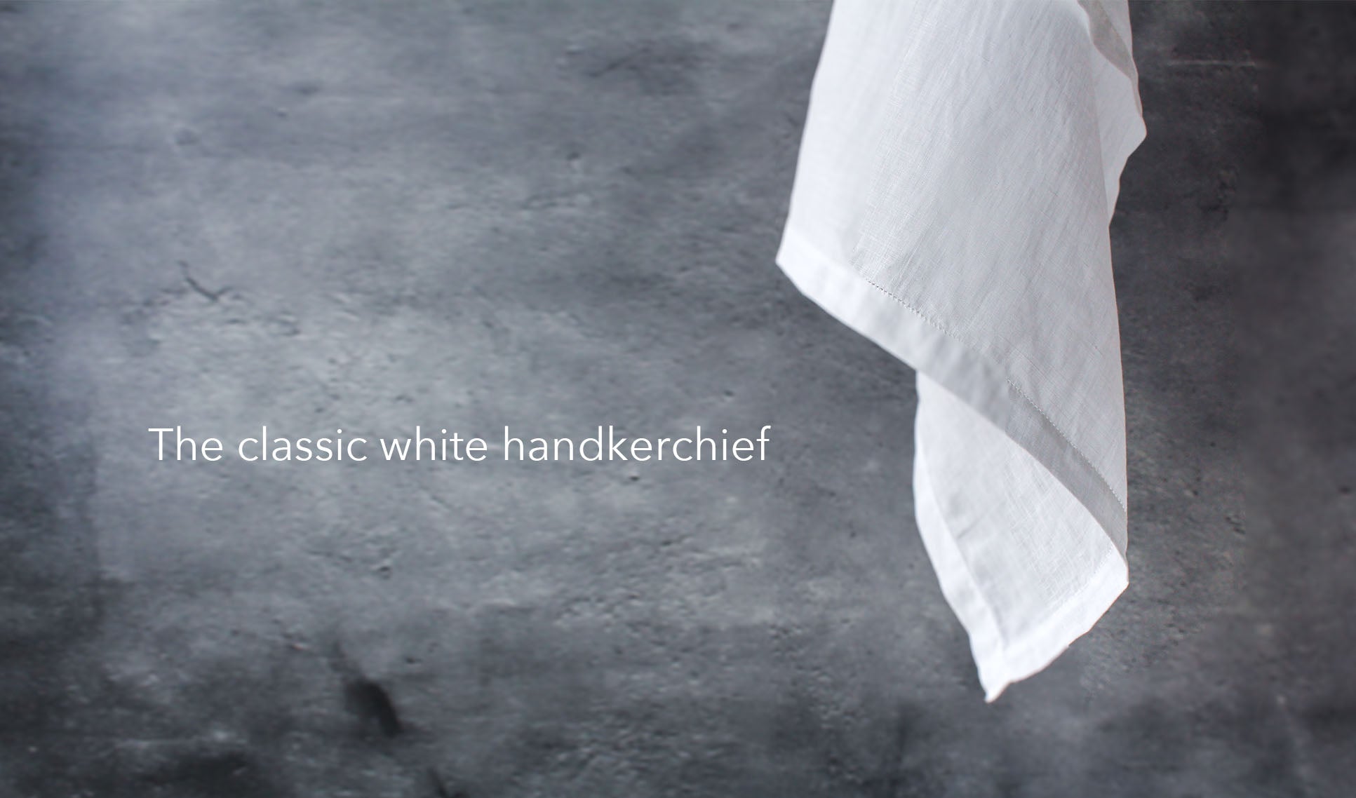 6月11日(水)より、静かな品格をたたえる白のハンカチーフ「The White」シリーズを発売