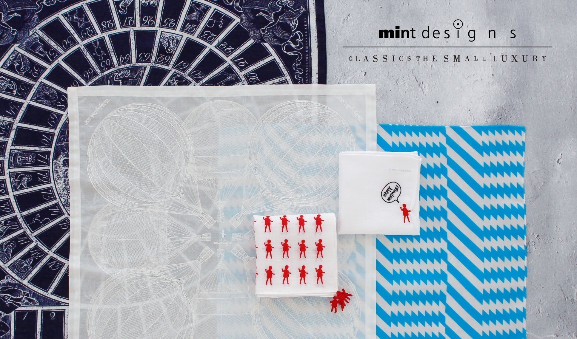 2025年7月25日(金)より、「mintdesigns(ミントデザインズ)」との初コラボレーションハンカチーフが登場