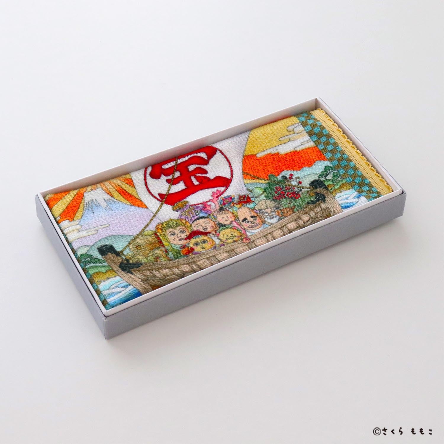 コジコジ 宝船　マイクロファイバー ハンカチ 【COJI-COJI】