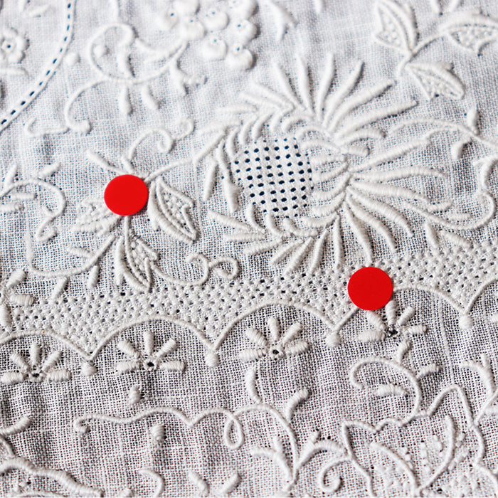 Hand Embroidered Shantou Handkerchief - 41-0011