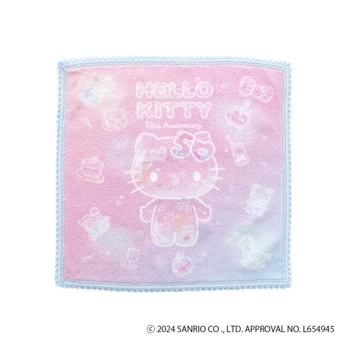 Hello Kitty 50th Anniversary Microfiber Handkerchief PINK