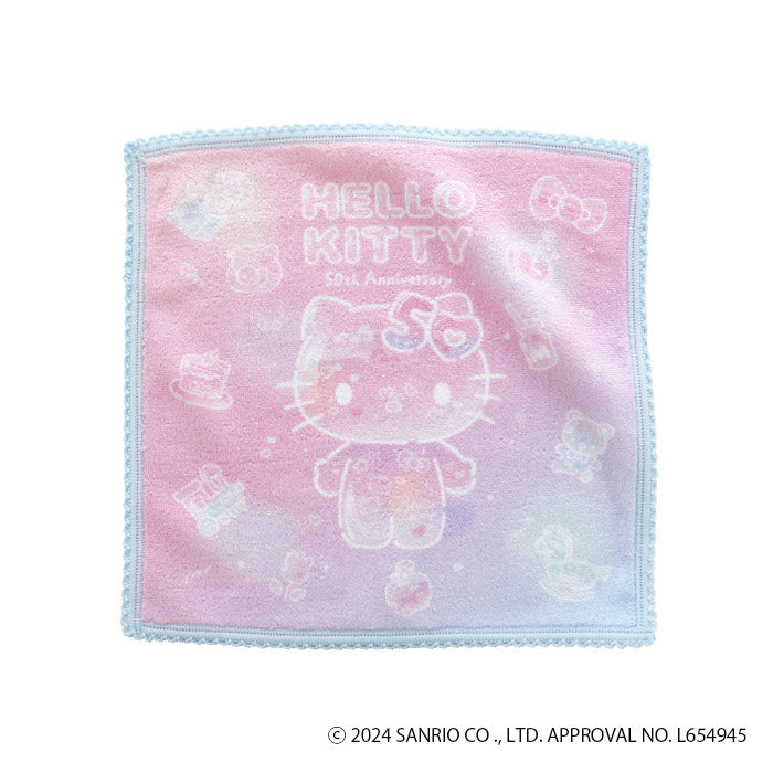 Hello Kitty 50th Anniversary Microfiber Handkerchief PINK