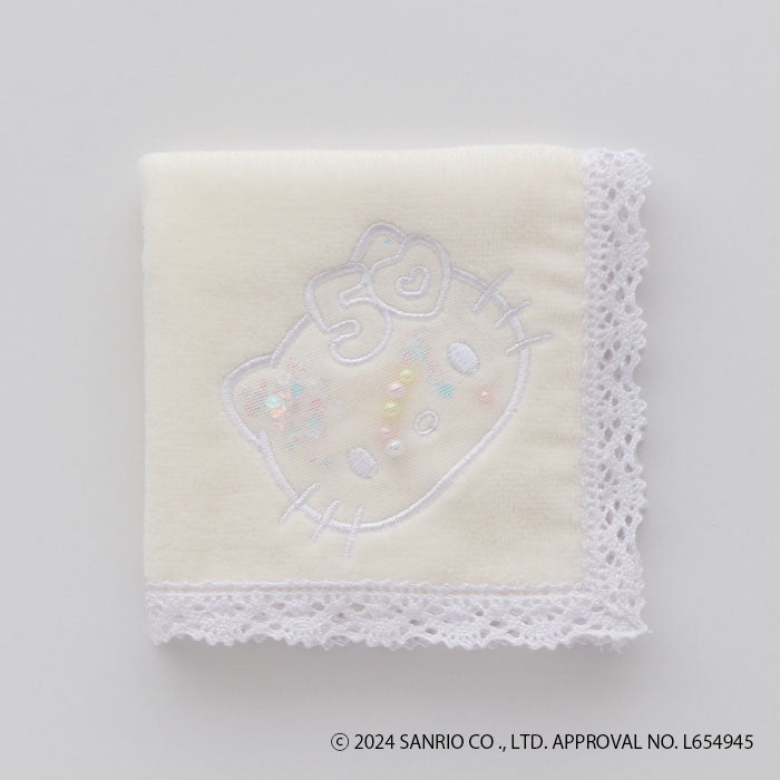 Hello Kitty 50th Anniversary Kashakasha Towel Handkerchief