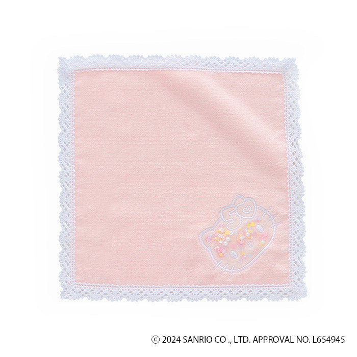 Hello Kitty 50th Anniversary Kashakasha Towel Handkerchief