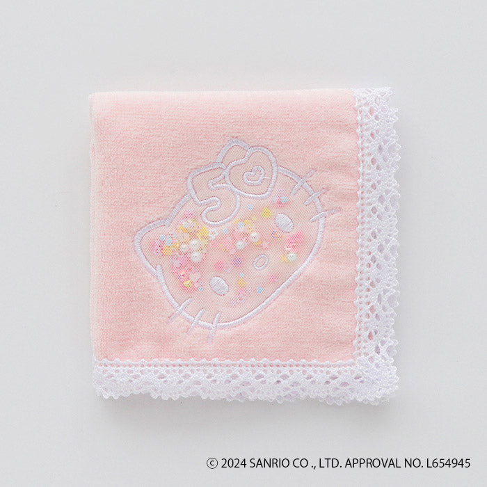 Hello Kitty 50th Anniversary Kashakasha Towel Handkerchief