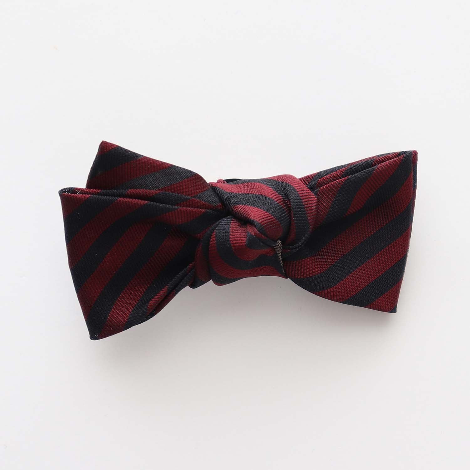 re-edit bow tie clip paisley (white)