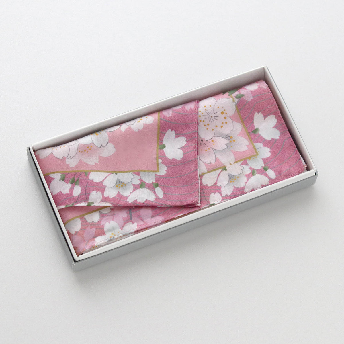 宇野千代コラボハンカチ 桜 プリント