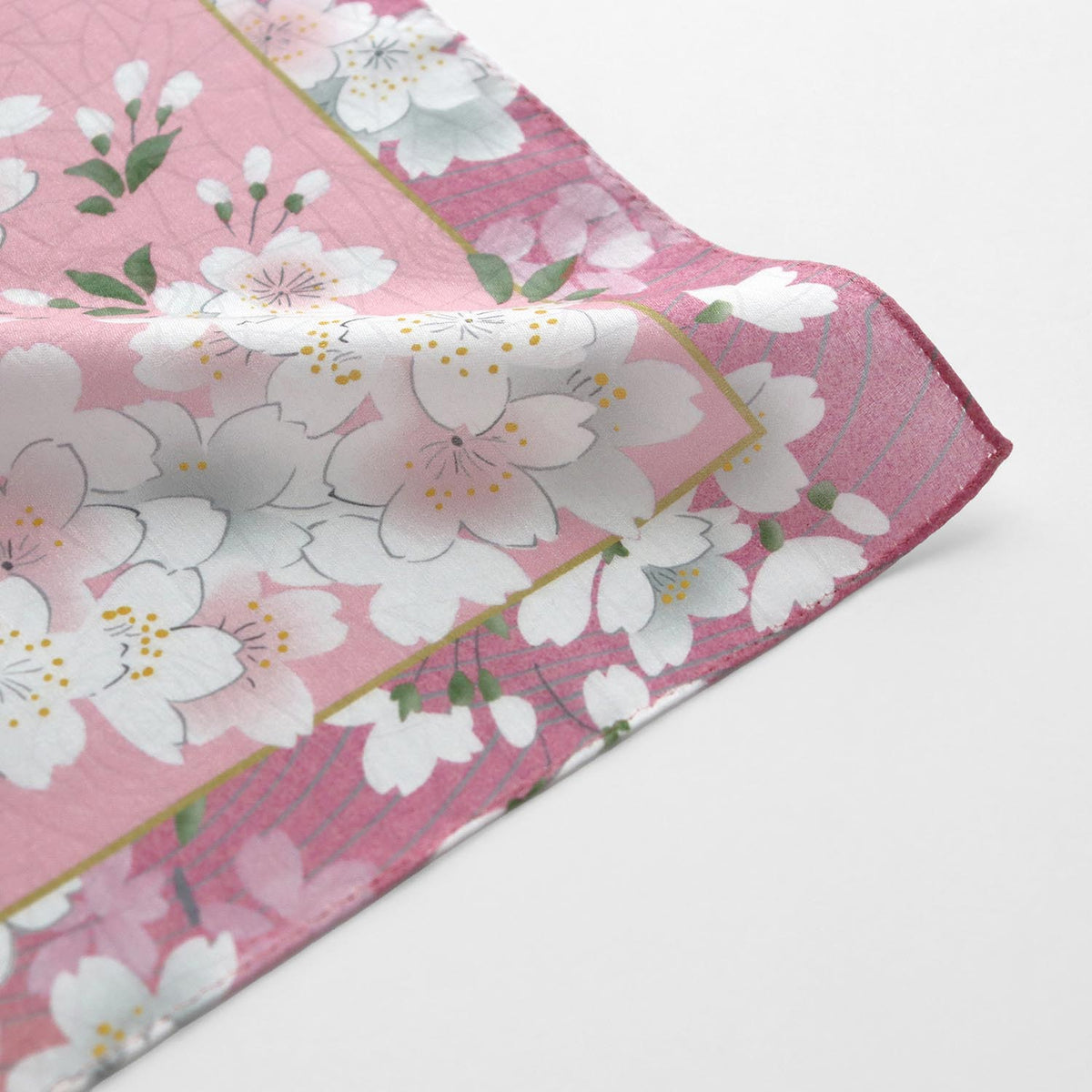 宇野千代コラボハンカチ 桜 プリント