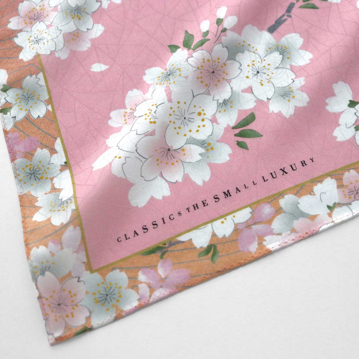 宇野千代コラボハンカチ 桜 プリント