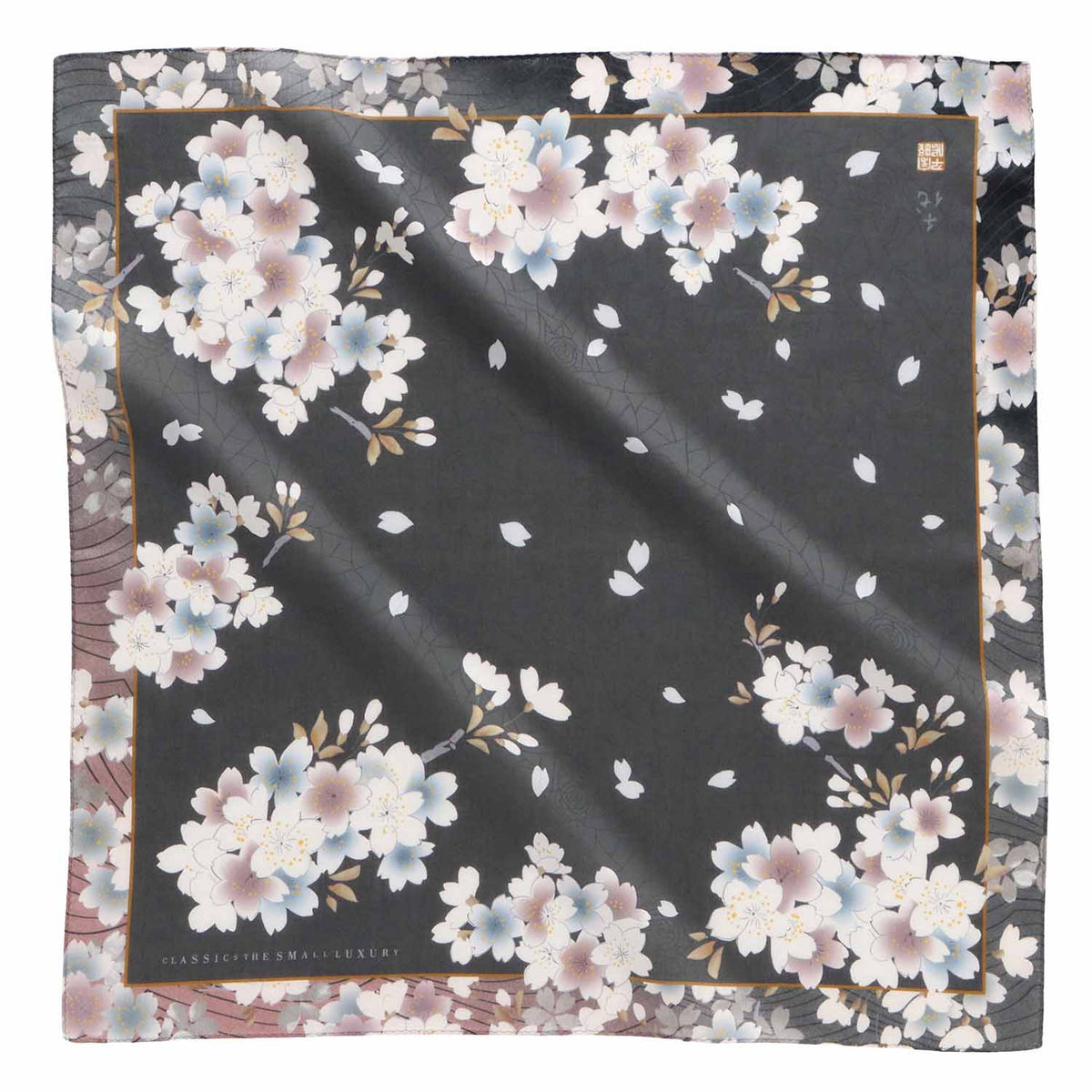 宇野千代コラボハンカチ 桜 プリント