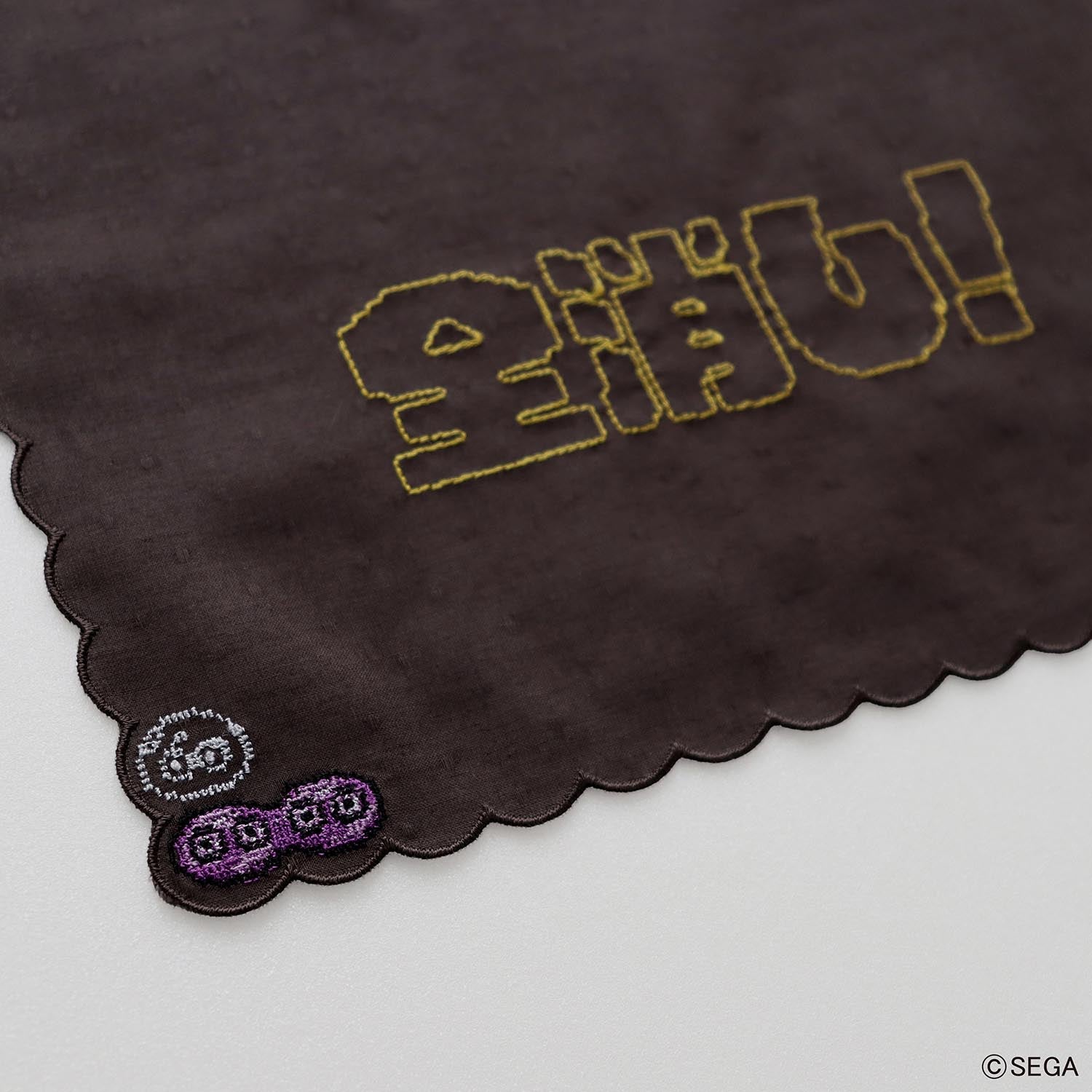 ぷよぷよコラボ ハンカチ　ぷよ通 刺繍