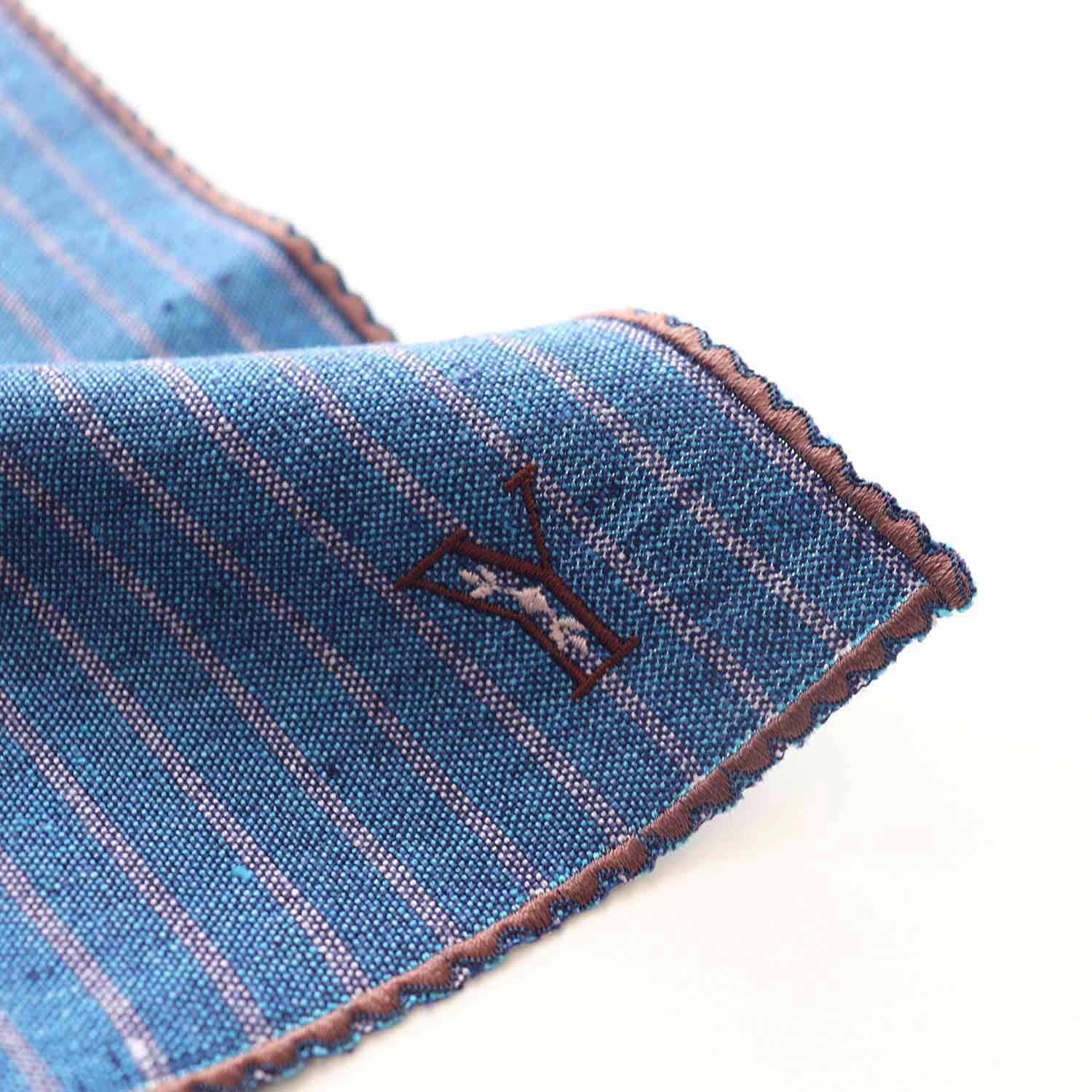 You can choose the initial embroidery! Hemp Solid Stripe