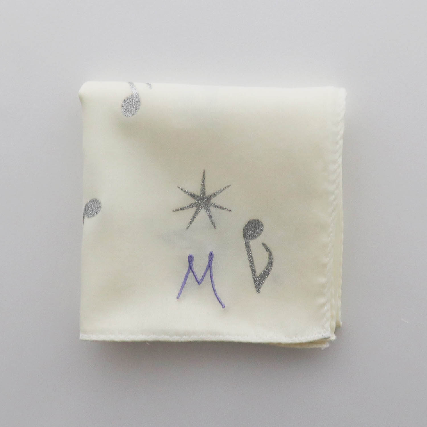 ハンカチ 黒猫-音楽【ホリデーシーズン】