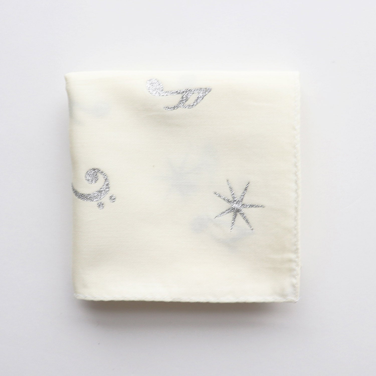 ハンカチ 黒猫-音楽【ホリデーシーズン】